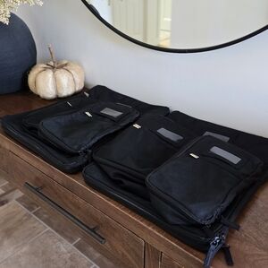 BEIS The Compression Packing Cubes 6 pc in Black